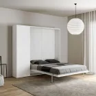 Vertikales Klappbett für Doppelbett mit Säule - Magiccompare Viadurini