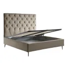 Doppelbett mit Staukasten und Untergestell 160x190 Made in Italy - Sallie Viadurini
