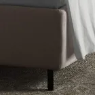 Doppelbett mit Aufbewahrungsbox Made in Italy - Ernesta Viadurini