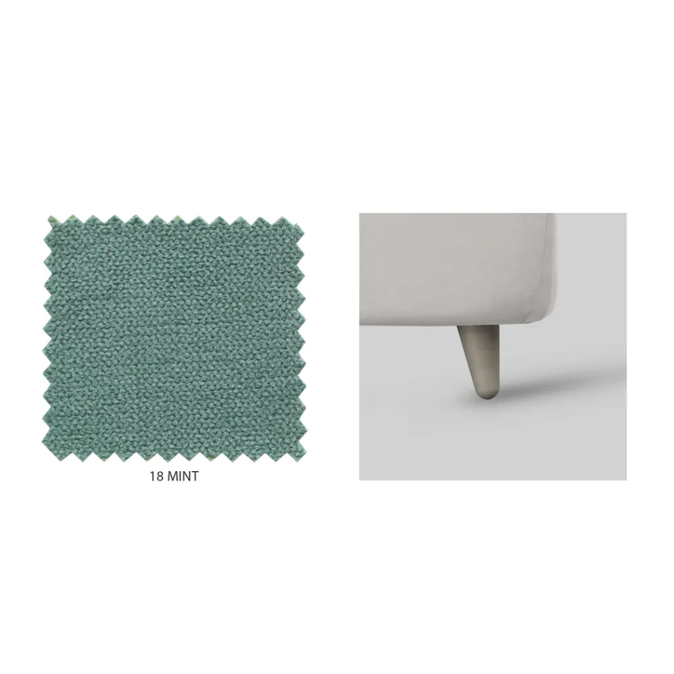 Doppelbett mit optionalem Stauraum, hergestellt in Italien – Ciccio Viadurini