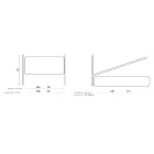 Doppelbett mit optionalem Stauraum, hergestellt in Italien – Ciccio Viadurini