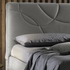 Doppelbett mit Baumwollmatratze und Bettwäsche Made in Italy - Sonnenblume Viadurini