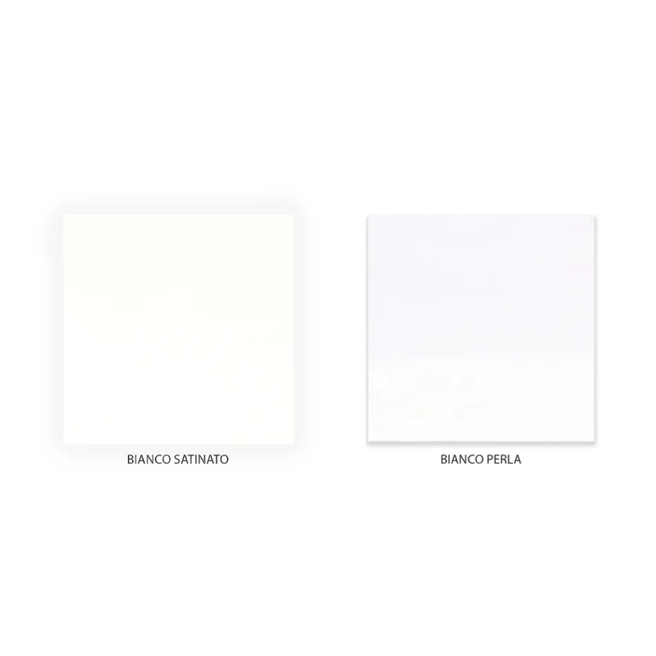 Doppelbett mit passendem Fußteil, Matratze und 2 Nachttischen – Nebbia Viadurini