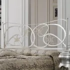 Doppelbett mit Fußteil in verschiedenen Ausführungen, hergestellt in Italien – Natur Viadurini