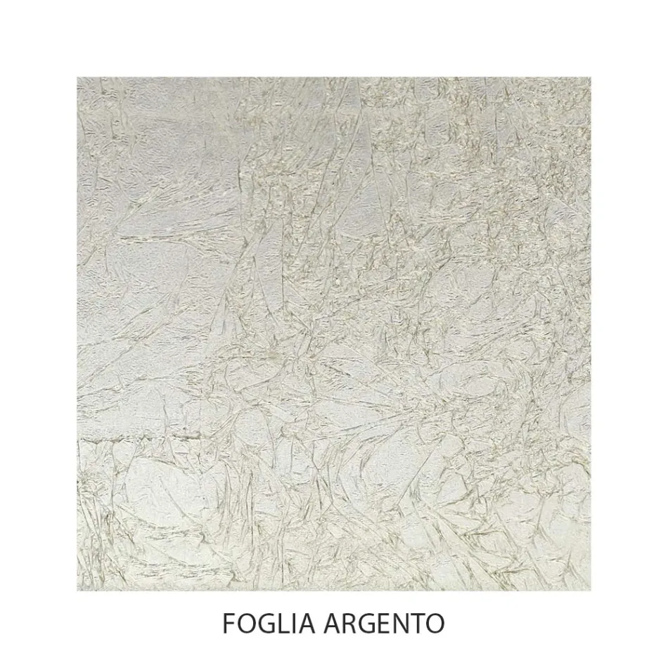 Doppelbett mit Fußteil, Matratze, Kissen und 2 Nachttischen – Lampo Viadurini