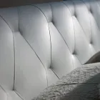 Doppelbett mit Holzstruktur mit Polyurethan überzogen - umgedreht Viadurini