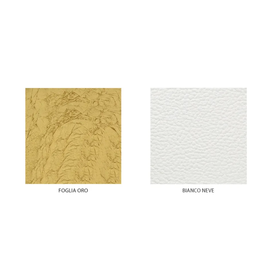 Doppelbett im klassischen Stil aus Eisen und Leder, hergestellt in Italien – King Viadurini