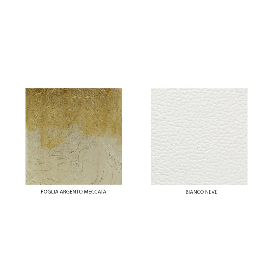 Doppelbett im klassischen Stil aus Eisen und Leder, hergestellt in Italien – King Viadurini