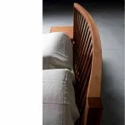 Design Doppelbett 160x200cm mit massiver Basis aus Alain-Nussbaum Viadurini