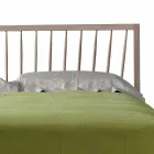 Design Doppelbett 160x200cm mit massiver Basis aus Alain-Nussbaum Viadurini