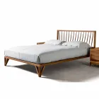 Design Doppelbett 160x200cm mit massiver Basis aus Alain-Nussbaum Viadurini