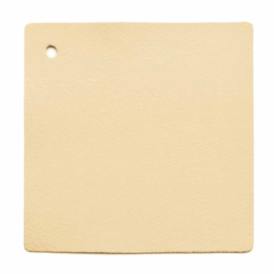 Design-Doppelbett mit lederbezogenem Kopfteil Menardo Viadurini