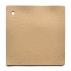 Design-Doppelbett mit lederbezogenem Kopfteil Menardo Viadurini