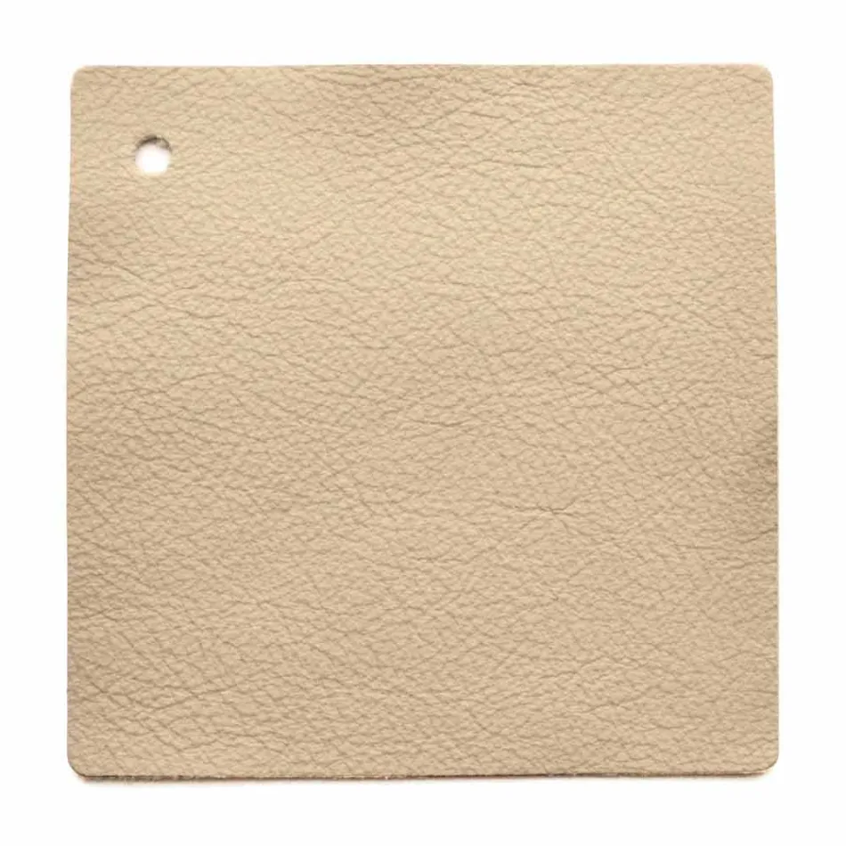 Design Doppelbett mit gepolstertem Kopfteil Leilo, 160x200 cm Viadurini