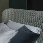 Doppelbett, ohne Behälter, modernes Design Corolle von Bolzan Viadurini