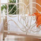 Doppelbett aus massivem Eisen Allie Design, made in Italy Viadurini