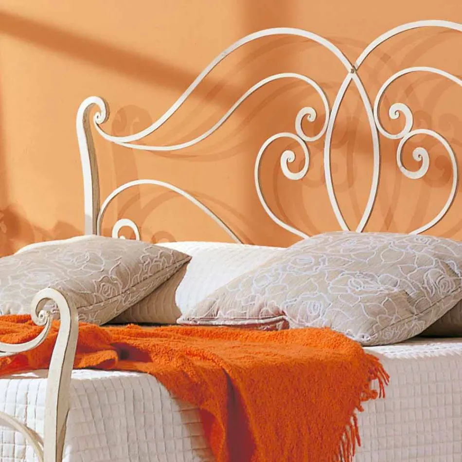 Doppelbett aus massivem Eisen Allie Design, made in Italy Viadurini