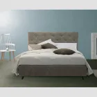 Luxuriöses gepolstertes Doppelbett mit Aufbewahrungsbox, hergestellt in Italien – zerrissen Viadurini