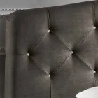 Gepolstertes Doppelbett mit Aufbewahrungsbox 160x190 / 200cm Leone Viadurini