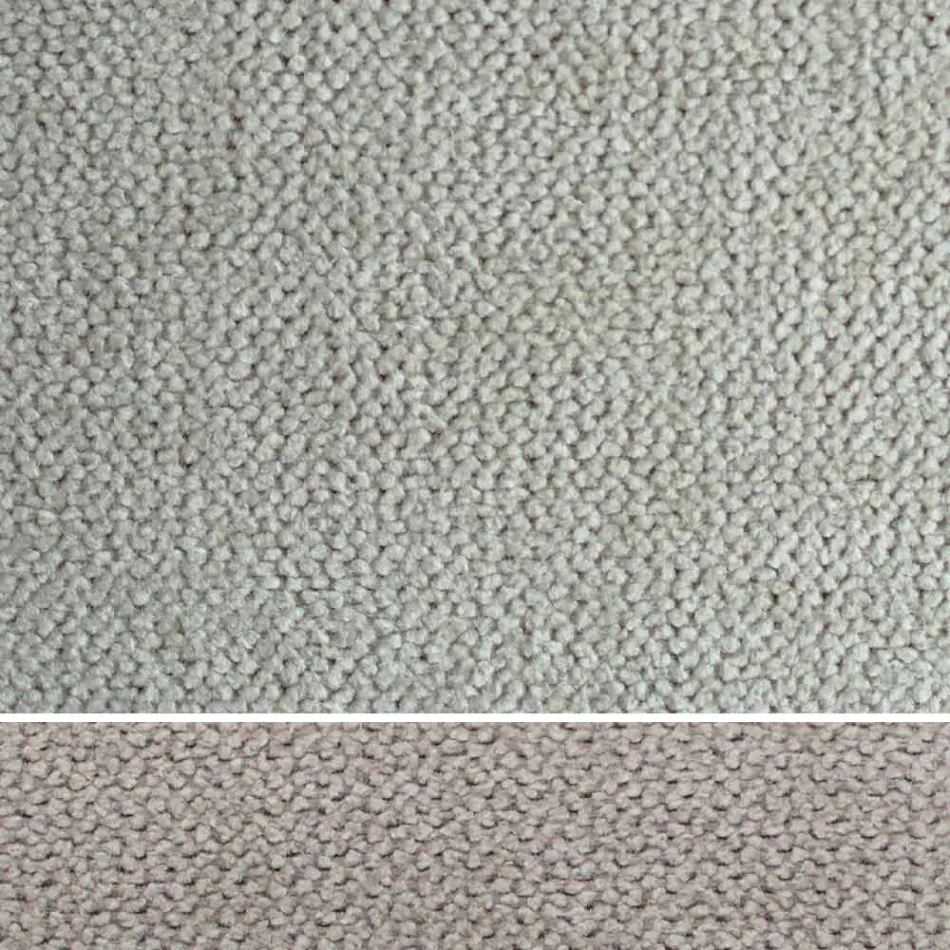 Doppelbett mit Stoff- oder Kunstlederbezug, hergestellt in Italien – Elettro Viadurini