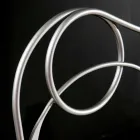 Doppelbett in Eisenfertigkeit mit konischen Beinen Zoe Viadurini