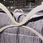 Doppelbett gepolstert mit Eisenkristalle Kimberly Viadurini
