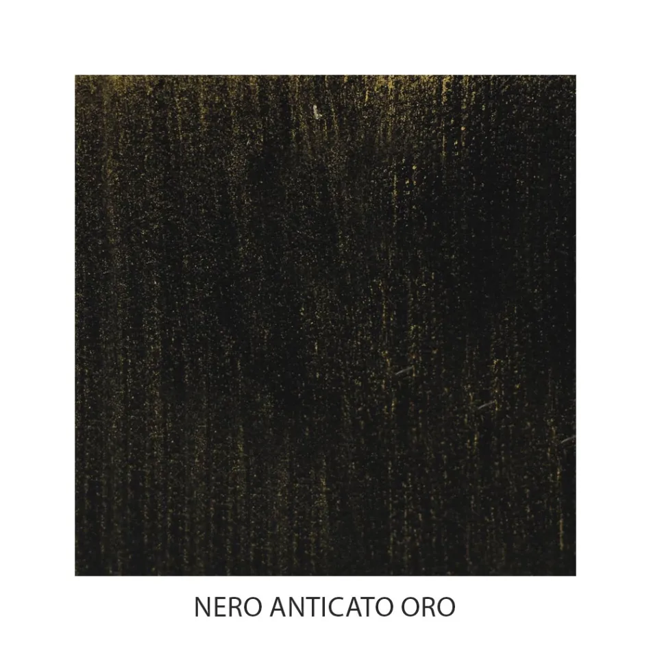 Doppelbett aus grünem oder schwarzem Eisen, hergestellt in Italien – Poldo Viadurini