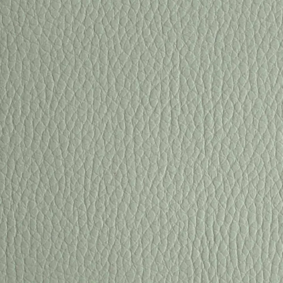 Doppelbett aus Kunstleder mit Holzfüßen Made in Italy - Perzio Viadurini