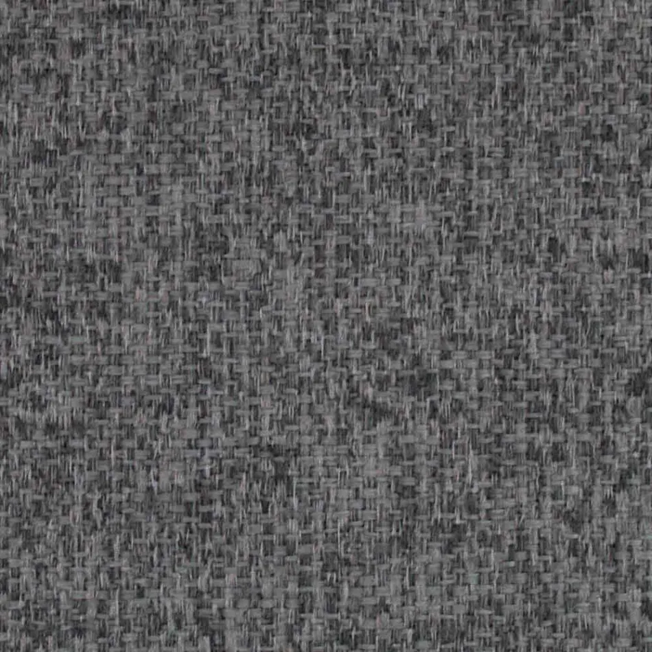 Stoff Doppelbett mit Box und gestreiftem Kopfteil Made in Italy - Nives Viadurini