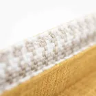 Doppelbett aus Stoff mit Metallfüßen Made in Italy - Glorio Viadurini