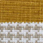 Doppelbett aus Stoff mit Metallfüßen Made in Italy - Glorio Viadurini