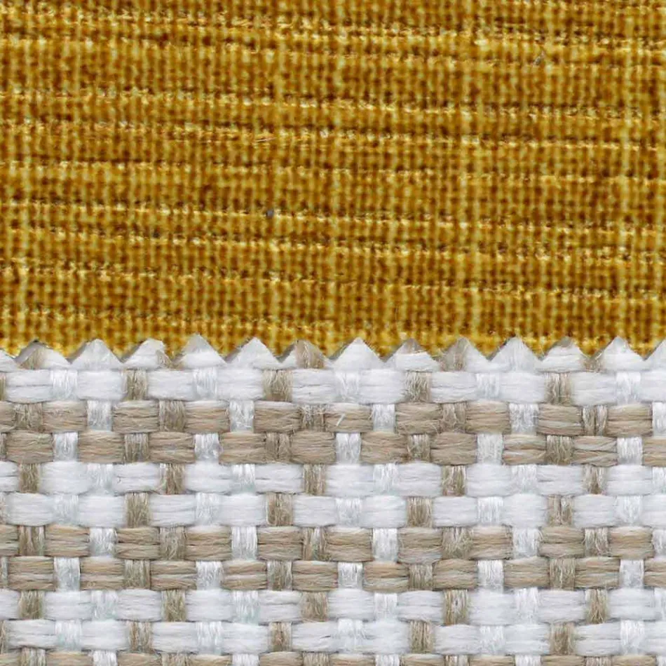 Doppelbett aus Stoff mit Metallfüßen Made in Italy - Glorio Viadurini