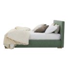 Doppelbett aus Stoff oder Kunstleder mit Stauraum Made in Italy – Etoile Viadurini