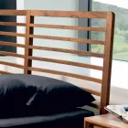 Made in Italy Doppelbett mit Didimo Massivholz Nussbaum Viadurini