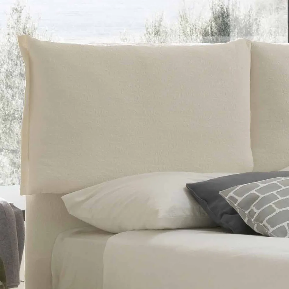 Modernes Doppelbett, dünnes Untergestell, Iorca von Bolzan Viadurini