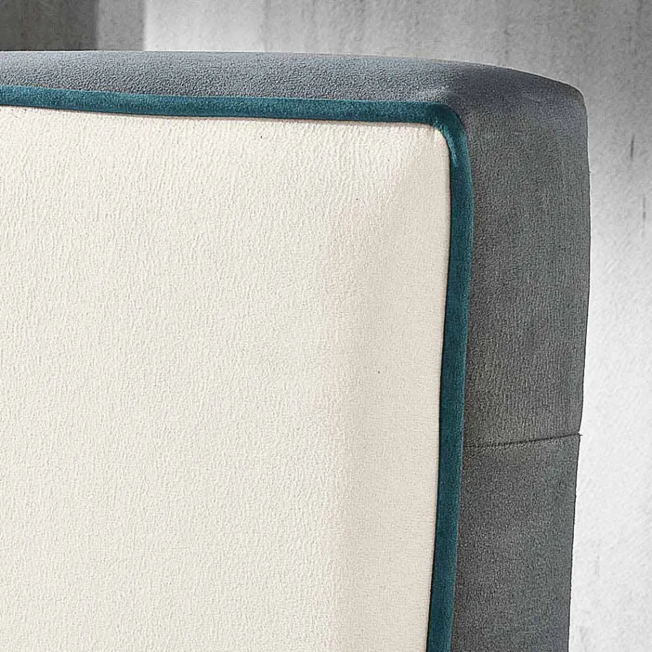 Modernes gepolstertes Doppelbett mit Liftbox 160x190 / 200cm Mia Viadurini