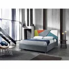 Modernes gepolstertes Doppelbett mit Liftbox 160x190 / 200cm Mia Viadurini