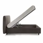 Modernes gepolstertes Doppelbett mit Liftbox 160x190 / 200cm Mia Viadurini