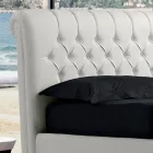 Modernes Doppelbett aus Kunstleder mit Stauraum – Ozzano Viadurini