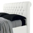 Modernes Doppelbett aus Kunstleder mit Stauraum – Ozzano Viadurini