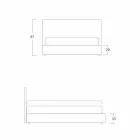 Modernes Doppelbett ohne Stauraum, Gaya New von Bolzan Viadurini