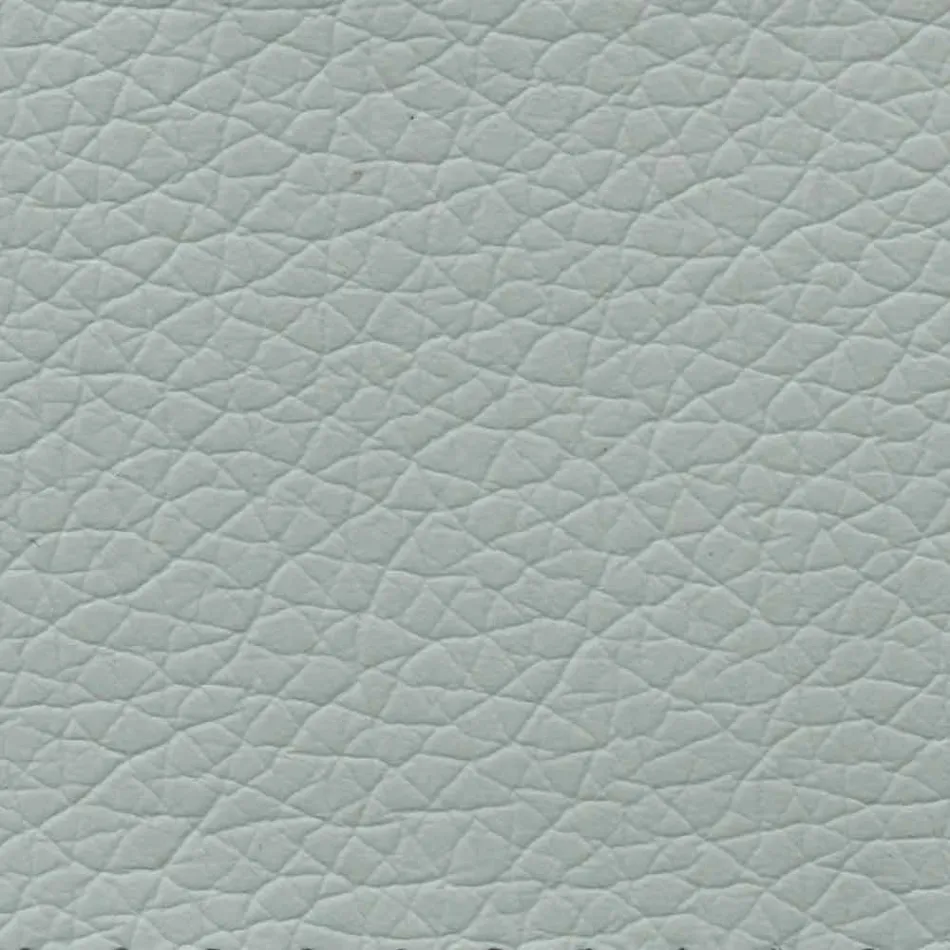 Doppelbett aus Kunstleder mit Füßen Made in Italy - Nurzio Viadurini