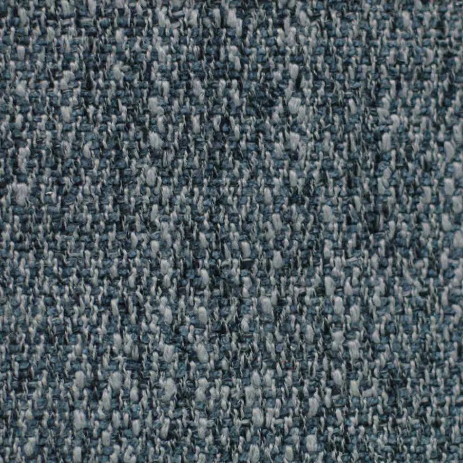 Rundes Design Doppelbett bezogen in Made in Italy Stoff - Rello Viadurini