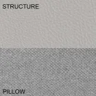 Rundes Doppelbett bezogen in Made in Italy Design Ecoleather - Vesio Viadurini