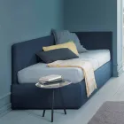 Eckbett mit Line4 Bolzan Kopfteil und Seitenwand Viadurini