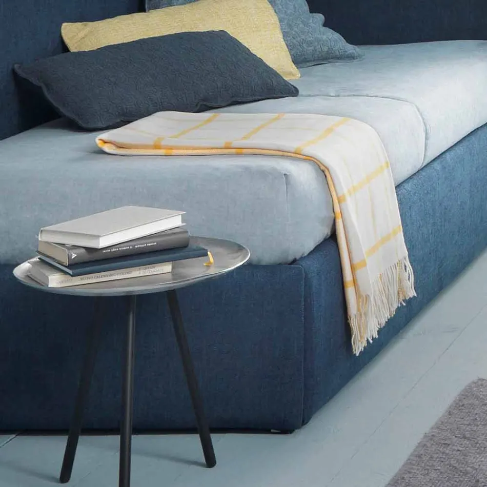 Eckbett mit Line4 Bolzan Kopfteil und Seitenwand Viadurini