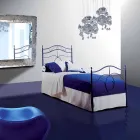 Einzelbett im Schmiedeeisen Cassiopeia Viadurini