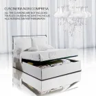 Einzelbett im Schmiedeeisen Hephaestus Viadurini