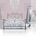 Einzelbett im Schmiedeeisen Febo Viadurini