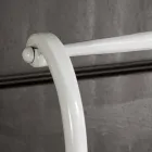 Einzelbett aus Schmiedeeisen voll Amanda gefertigt, made in Italy Viadurini